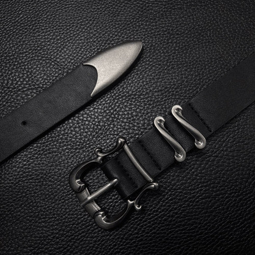 THETLSTUDIO Direction of Light iris foil sword road trousers belt high intelligence cleanfit belt men's simple