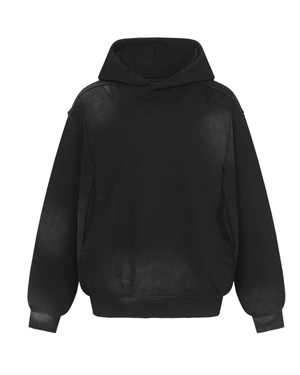 TALKLESSFASHION Dirty Wash Special Shape Hoodie