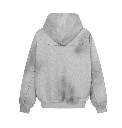 TALKLESSFASHION Dirty Wash Special Shape Hoodie