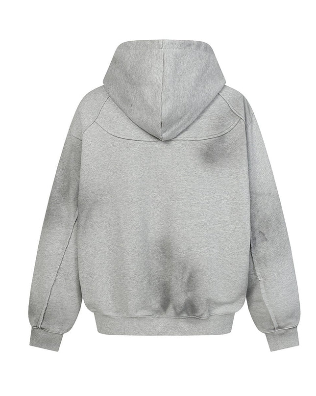 TALKLESSFASHION Dirty Wash Special Shape Hoodie