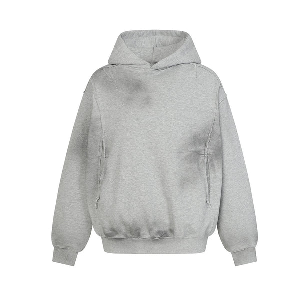 Dirty Wash Special Shape Hoodie