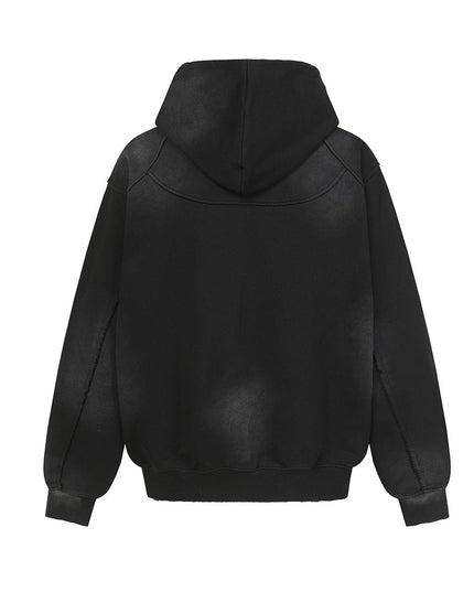 TALKLESSFASHION Dirty Wash Special Shape Hoodie