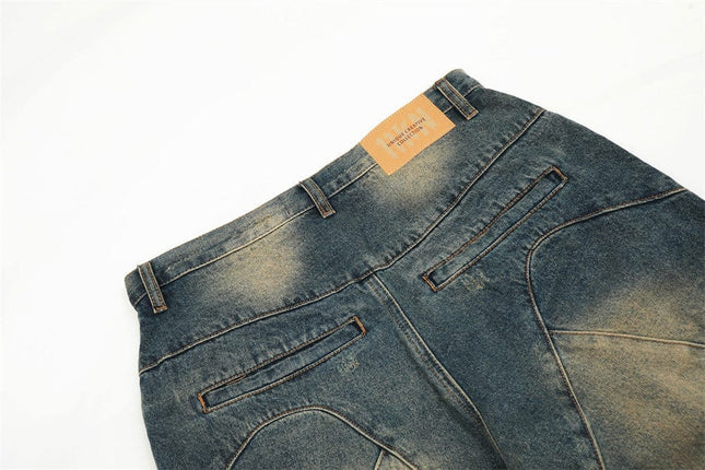 TALKLESSFASHION Do The Old Cowboy Straight-leg Trousers Male