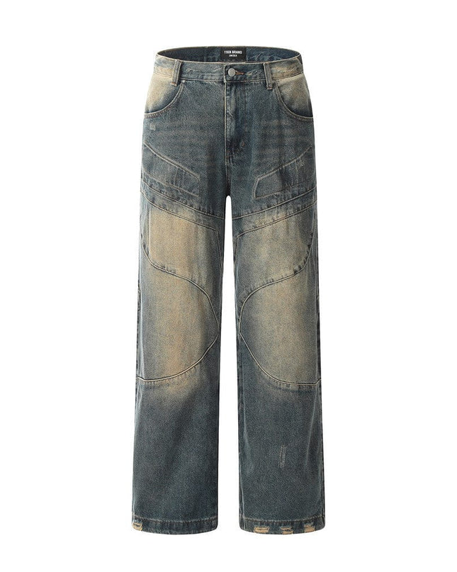 TALKLESSFASHION Do The Old Cowboy Straight-leg Trousers Male