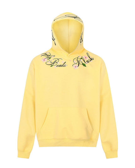 TALKLESSFASHION Embroidery Letter Printed hoodie—5001