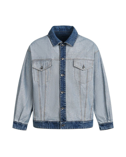 TALKLESSFASHION EON 26 Spring New in stock American vintage patchwork denim cargo jacket jacket men