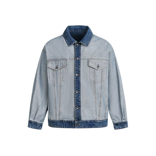 THETLSTUDIO EON 26 Spring New in stock American vintage patchwork denim cargo jacket jacket men