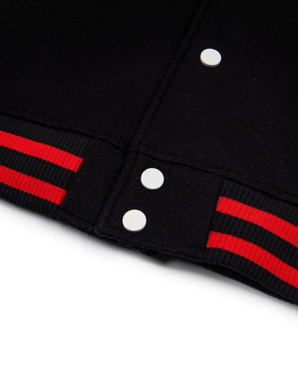 TALKLESSFASHION EON 26 Spring New Spot American Retro National Tide "Horse to Success" Baseball Uniform Patchwork Jacket Jacket