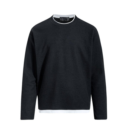 TALKLESSFASHION EON 26 Spring New spot American retro simple versatile loose long sleeve T-shirt for men
