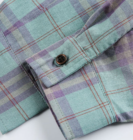 TALKLESSFASHION EON 26 spring new spot American street trend old character pattern long sleeve shirt man