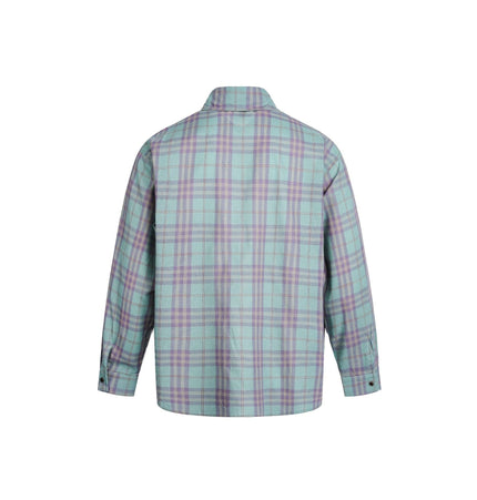 TALKLESSFASHION EON 26 spring new spot American street trend old character pattern long sleeve shirt man