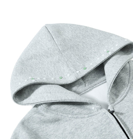 TALKLESSFASHION EON 26 spring new spot American street trend simple and versatile loose hooded sweatshirt jacket for men