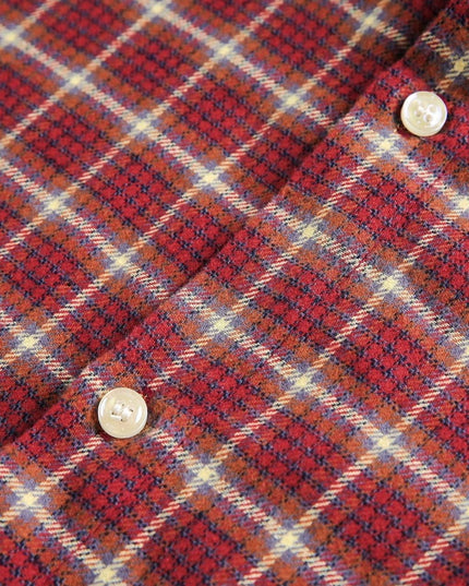 TALKLESSFASHION EON 26 spring new spot American street trend vintage plaid long sleeve shirt men