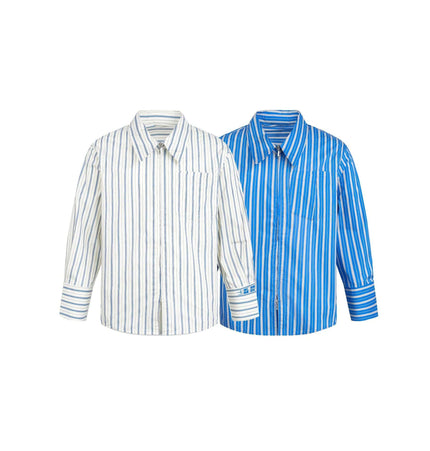 TALKLESSFASHION EON 26 spring new spot American street trendy fine plaid basic long sleeve shirt men