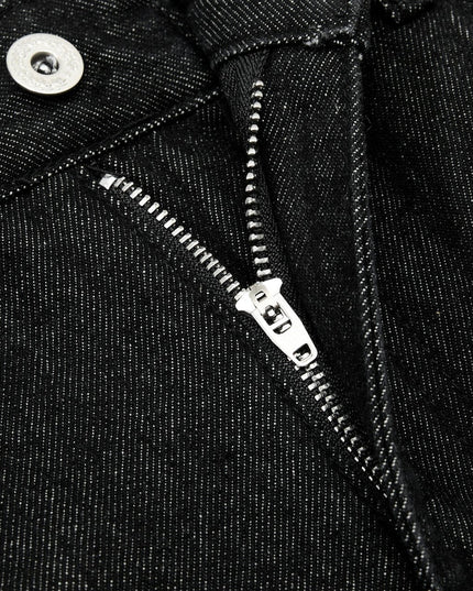 TALKLESSFASHION EON 26 spring new spot American street trendy high street individual design scimitar denim trousers