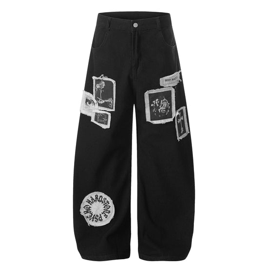Pattern Casual Trouser