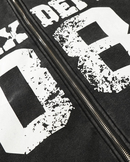TALKLESSFASHION EON 26 spring new spot American street trendy high street individual pattern design hooded sweatshirt cardigan men