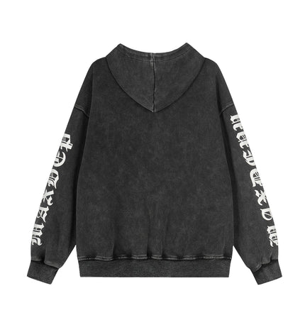 TALKLESSFASHION EON 26 spring new spot American street trendy high street individual pattern hooded sweatshirt jacket for men