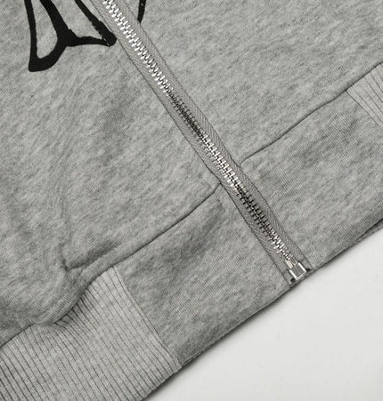 TALKLESSFASHION EON 26 spring new spot American street trendy high street individual pattern hooded sweatshirt jacket for men