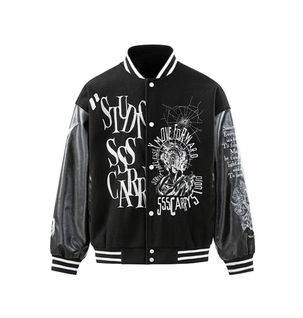 TALKLESSFASHION EON 26 spring new spot American street trendy high street individual pattern loose jacket jacket