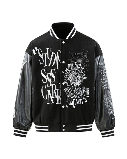 TALKLESSFASHION EON 26 spring new spot American street trendy high street individual pattern loose jacket jacket