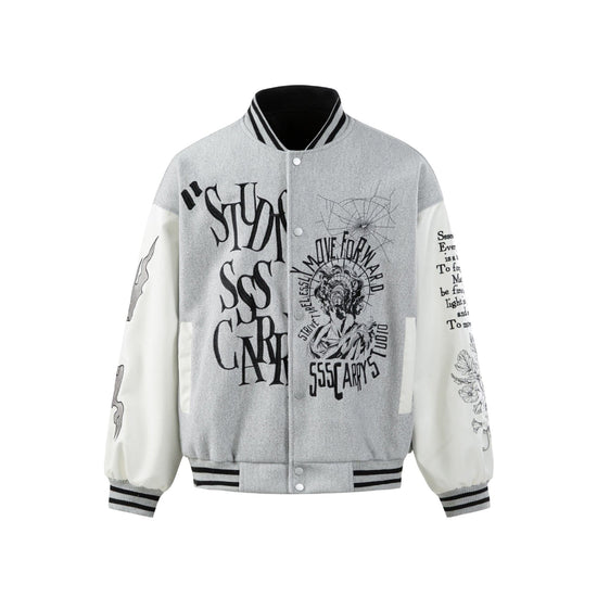 Individual Pattern Loose Jacket
