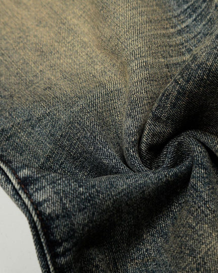 TALKLESSFASHION EON 26 spring New spot American street trendy high street individual wash design denim trousers men