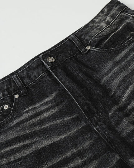 TALKLESSFASHION EON 26 spring New spot American street trendy high street individual wash design denim trousers men