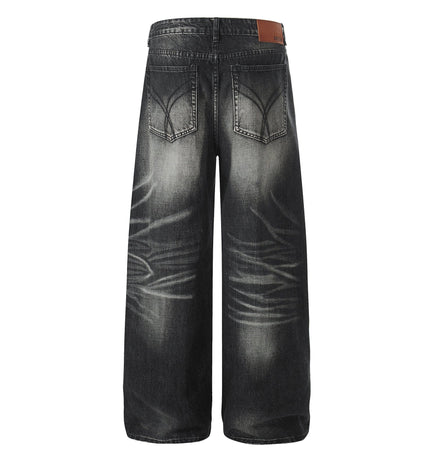 TALKLESSFASHION EON 26 spring New spot American street trendy high street individual wash design denim trousers men