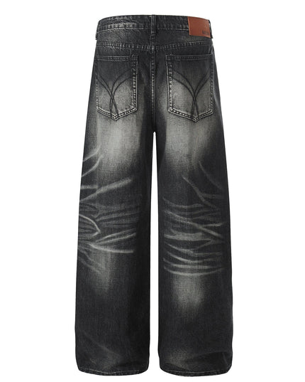 TALKLESSFASHION EON 26 spring New spot American street trendy high street individual wash design denim trousers men