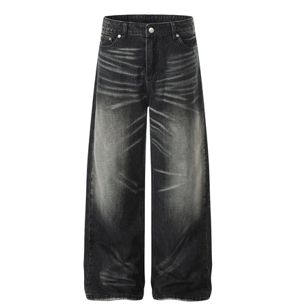 TALKLESSFASHION EON 26 spring New spot American street trendy high street individual wash design denim trousers men