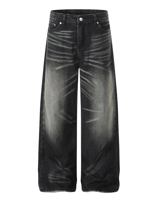 TALKLESSFASHION EON 26 spring New spot American street trendy high street individual wash design denim trousers men