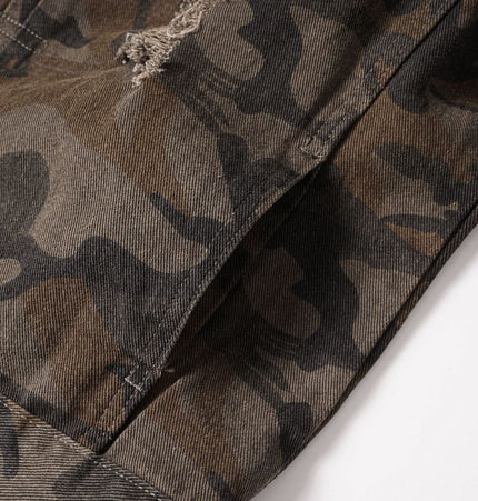 TALKLESSFASHION EON 26 spring New spot American street trendy high street individuality camouflage design loose jacket jacket for women