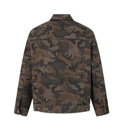 TALKLESSFASHION EON 26 spring New spot American street trendy high street individuality camouflage design loose jacket jacket for women