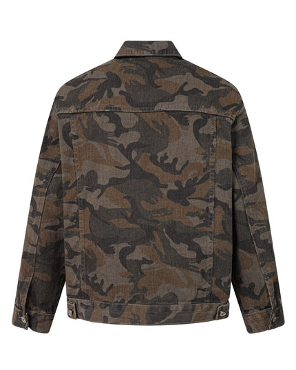 TALKLESSFASHION EON 26 spring New spot American street trendy high street individuality camouflage design loose jacket jacket for women