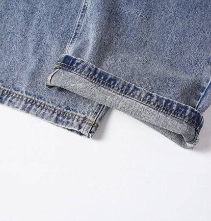 TALKLESSFASHION EON 26 spring New spot American street trendy high street individuality design washed denim trousers men