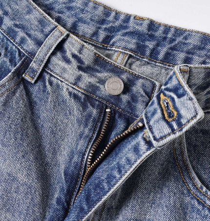 TALKLESSFASHION EON 26 spring New spot American street trendy high street individuality design washed denim trousers men