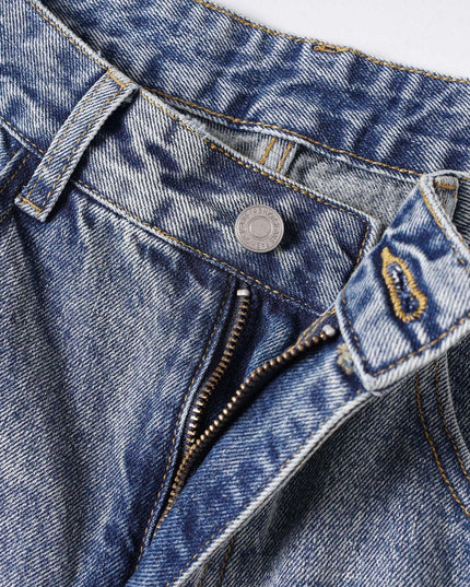 TALKLESSFASHION EON 26 spring New spot American street trendy high street individuality design washed denim trousers men