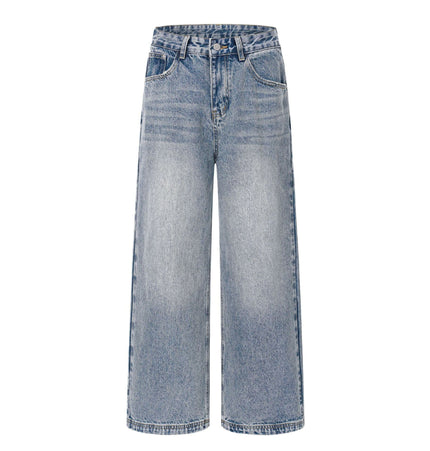 TALKLESSFASHION EON 26 spring New spot American street trendy high street individuality design washed denim trousers men