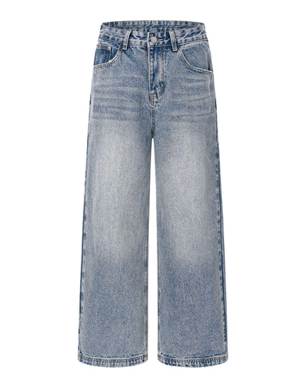 TALKLESSFASHION EON 26 spring New spot American street trendy high street individuality design washed denim trousers men
