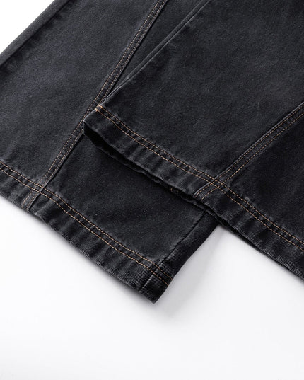 TALKLESSFASHION EON 26 spring New spot American street trendy high street individuality design washed denim trousers men