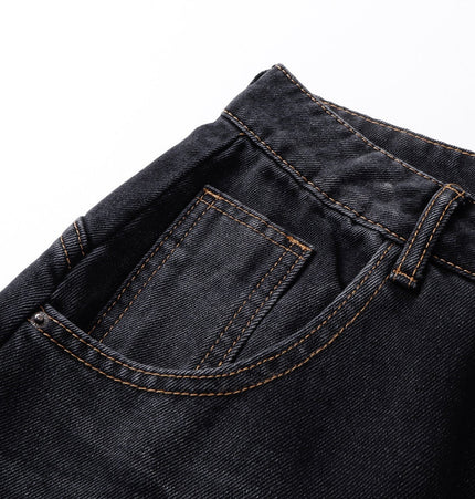 TALKLESSFASHION EON 26 spring New spot American street trendy high street individuality design washed denim trousers men
