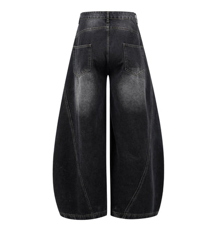 TALKLESSFASHION EON 26 spring New spot American street trendy high street individuality design washed denim trousers men