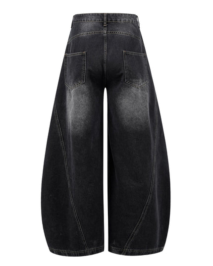 TALKLESSFASHION EON 26 spring New spot American street trendy high street individuality design washed denim trousers men