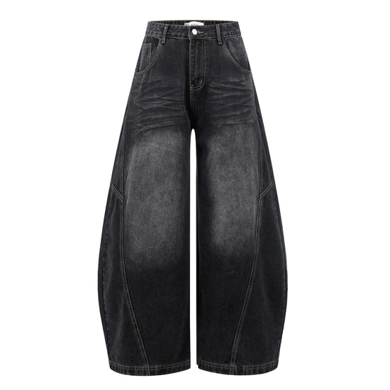 Washed Denim Trouser