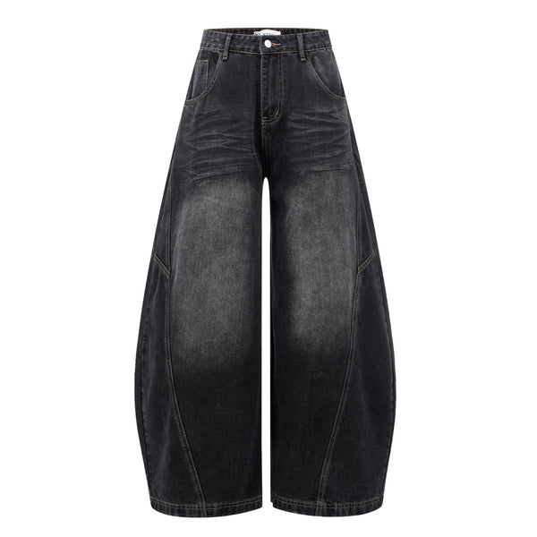 Individuality Design Washed Denim Trousers
