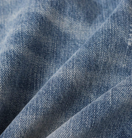 TALKLESSFASHION EON 26 spring New spot American street trendy high street individuality design washed scimitar denim trousers men