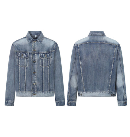 TALKLESSFASHION EON 26 spring New spot American street trendy high street individuality wash denim loose jacket jacket for women
