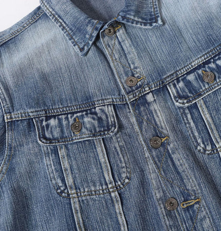 TALKLESSFASHION EON 26 spring New spot American street trendy high street individuality wash denim loose jacket jacket for women