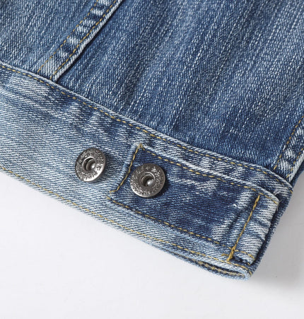 TALKLESSFASHION EON 26 spring New spot American street trendy high street individuality wash denim loose jacket jacket for women